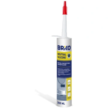 Hermētiķis Briko Neutral Silicone, 300 ml, caurspī