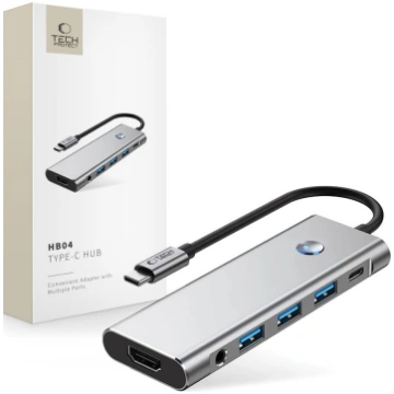 Tech-Protect 9in1 HUB adapteris USB-C USB-A HDMI S