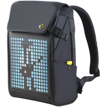 Mugursoma Divoom Pixoo Backpack M Premium, melna k