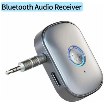 Bluetooth 5.3 Auto AUX Audio Adaptera Uztvērējs Ra
