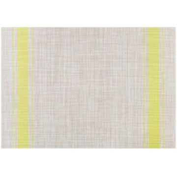 Galda sedziņa TEXTILINE 30x45cm, lins/zaļš Home4yo