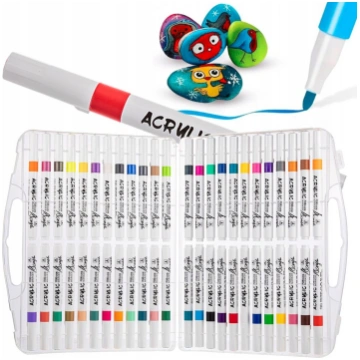 Extralink 48-COLOR ACRYLIC MARKER SET | 48 PCS FOR