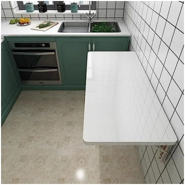 Wall Mounted Folding Desk for Kitchen, Laundry, Ho