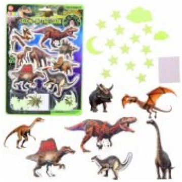 LEAN Toys Fluorescent Dinosaurs Stars Luminous Wal