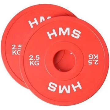 Olympic Bumper 2x2.5kg plate Red HMS CBRS25 ( 17 6