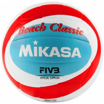 Piłka siatkowa plażowa Mikasa Beach Classic biało-