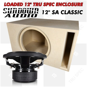 LOADED TRU SPEC Prefab Single 12" Subwoofer Enclos