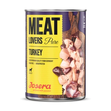 Josera Meat Lovers Pure Turkey konservi suņiem ar 