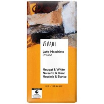 Latte macchiato šokolāde ar espresso BIO 100g Viva