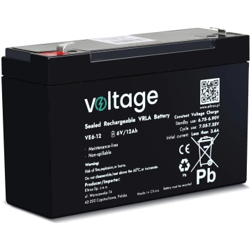 voltage AGM Voltage 6V 12Ah VE6-12 | VE6-12 | 5908