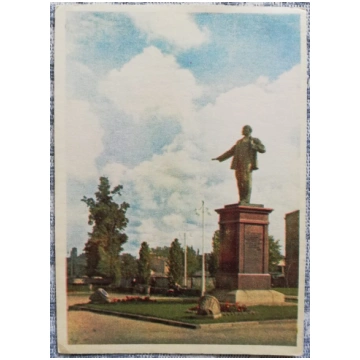 Pastkarte 1955. gada Ļeņina piemineklis Igaunija, 