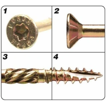 3,0x12 mm h28/2 TORX10, 1 gb. FÖRCH zeņķ+šķ.uSKRŪV