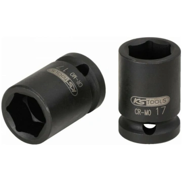 1/2" 6-kanšu triecienmuciņa, īsa 8mm, KSTOOLS, 515