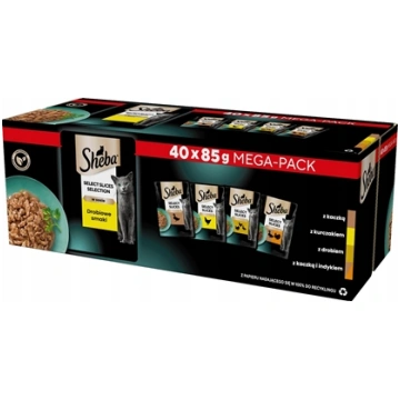 Sheba SHEBA Selection Select Slices Drobiowe Smaki