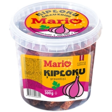Grauzdiņi MARIO, ar ķiploku garšu, 300g 450-23224