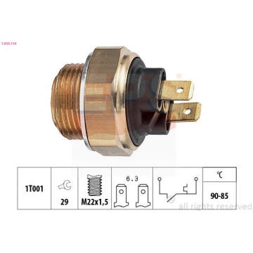 EPS 1-850-134 - Termoslēdzis, Radiatora ventilator
