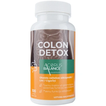 Acorus Balance COLON DETOX, 100 kapsulas