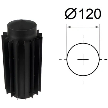 Dūmvada radiators Akvilon D120 mm Prodmax