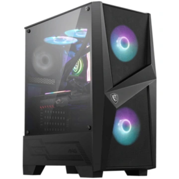 MSI MAG FORGE 100R Mid Tower Gaming Computer Case 
