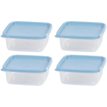 MagicHome Lunchbox, 0,6 litri, komplektā 4, kvadrā