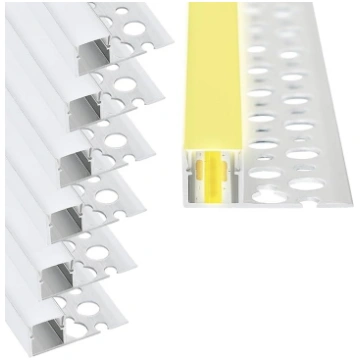 LED Drywall profils 6 x 1 m 12 mm LED lentēm, LED 