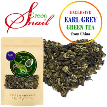 GF Earl Grey Green Snail 50gr. Zaļā tēja