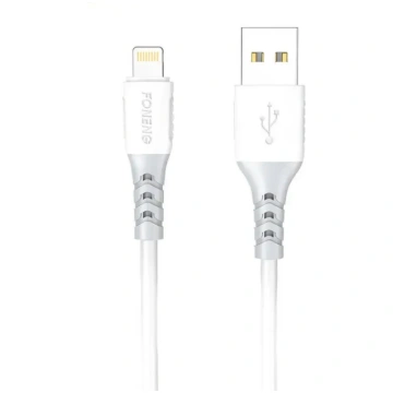 USB to Lightning Cable Foneng X66, 20W, 3A, 1m (wh