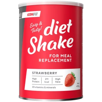 ICONFIT Diet Shake Strawberry pulveris, 495 g