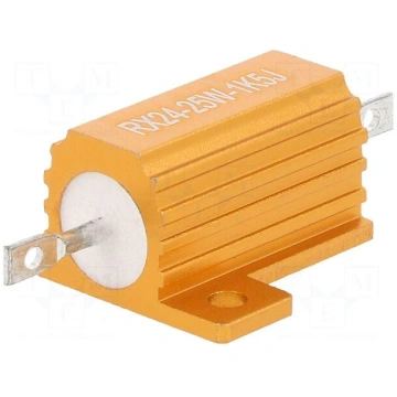 Resistor: wire-wound | 1.5kΩ | with heatsink | 25W