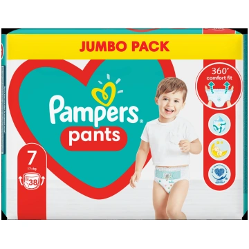 PAMPERS Pampers pants 7 biksītes ,38
