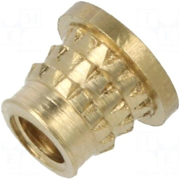 Threaded insert | brass | M3 | BN 37901 | L: 4.1mm