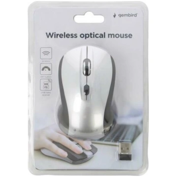 MOUSE USB OPTICAL WRL BLACK/SILVER MUSW-4B-02-BS G