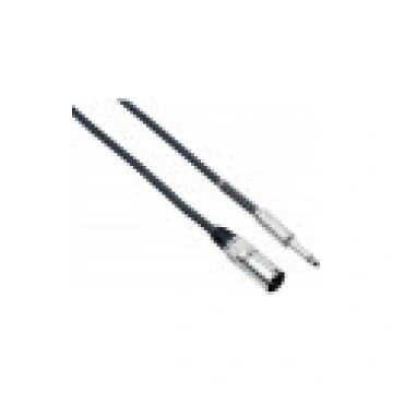 BESPECO IRON SERIES, Mono Jack 6.35 mm / XLR M, 3m