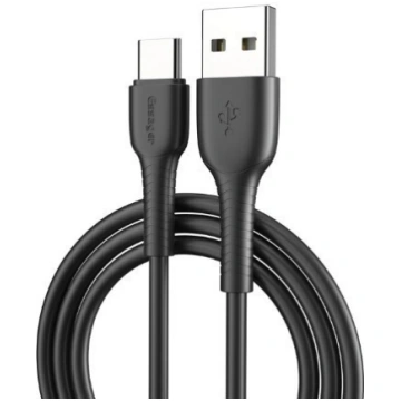 Telefona lādēšanas vads MELNS 3A 30cm USB-USB type