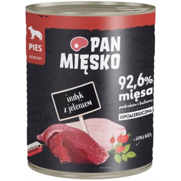 Pan Mięsko Tītars Z Jeleniem 800g