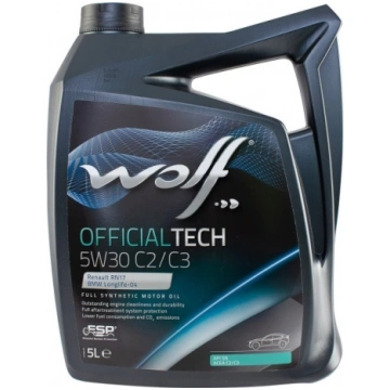 Motoreļļa OFFICIALTECH -65629 5W30 5L C2/C3 WOLF 8