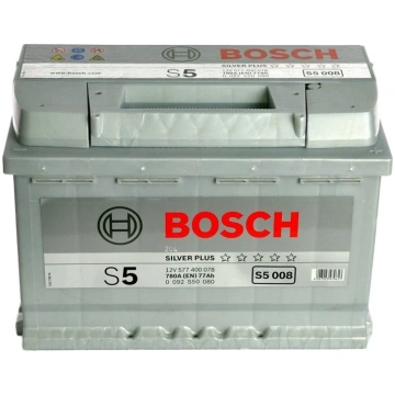 BOSCH Akumulators Bosch S5, 12 V, 77 Ah, 780 A
