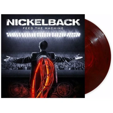 Nickelback - Feed The Machine (Red & Black Marble