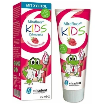 Mirafluor bērnu zobu pasta 75ml Miradent