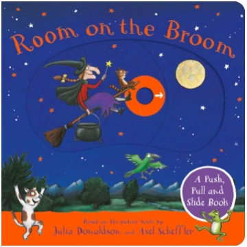 Room on the Broom: A Push, Pull and Slide Book, Th