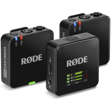 Rode Wireless GO Gen 3 Microphone System, Black WI