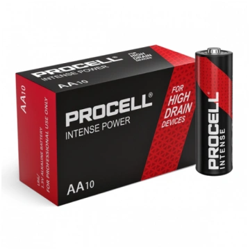 10x Duracell Procell Intense Power Industrial AA B