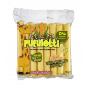 Kukurūzas-prosas pufi, nūjiņas BIO 60g PUFULETTI