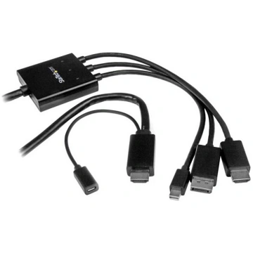 StarTech.com DPMDPHD2HD video kabeļu aksesuārs 2 m