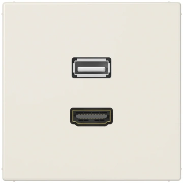 Multivides termināls HDMI / USB 2.0, krēmkrāsas, L