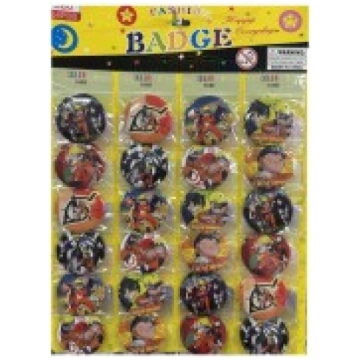 Naruto Assorted Pin Badge 58mm (1 pcs.) - Piesprau