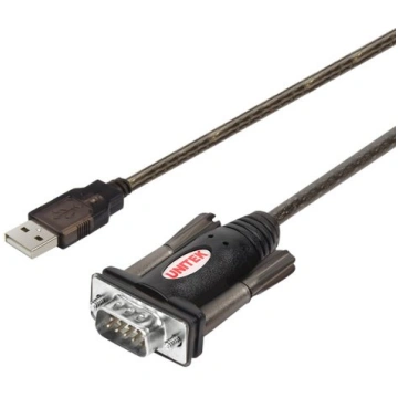 UNITEK Y-105 serial cable Black 1.5 m USB Type-A D