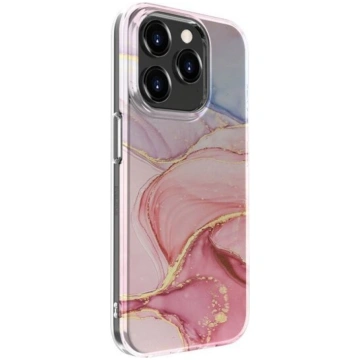 Evelatus aizsargvāciņš iPhone 15 Pro Marble Pink