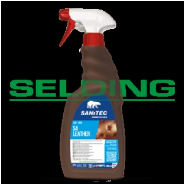 Ādas tīrīšanas līdzeklis Sanitec S4 Leather, 500ml