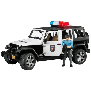 Bruder Jeep Wrangler Unlimited Rubicon Police Vehi